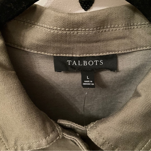 Talbots Olive Khaki Jacket NWT - Picture 5 of 7